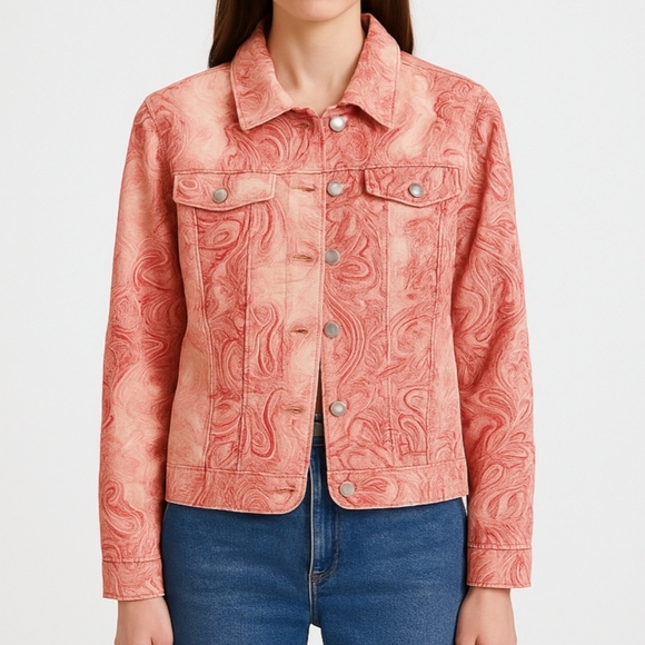 💙 Analogy Embroidered Jacket - Picture 1 of 8